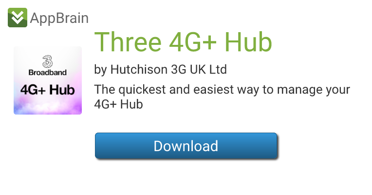 Three 4G+ Hub for Android - Free App Download